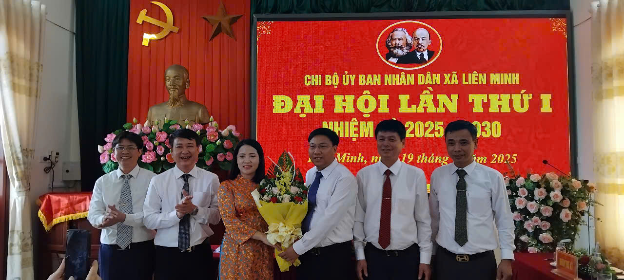 Chi bộ UBND xã Liên Minh tổ chức thành công Đại hội lần thứ nhất, nhiệm kỳ 2025 – 2030