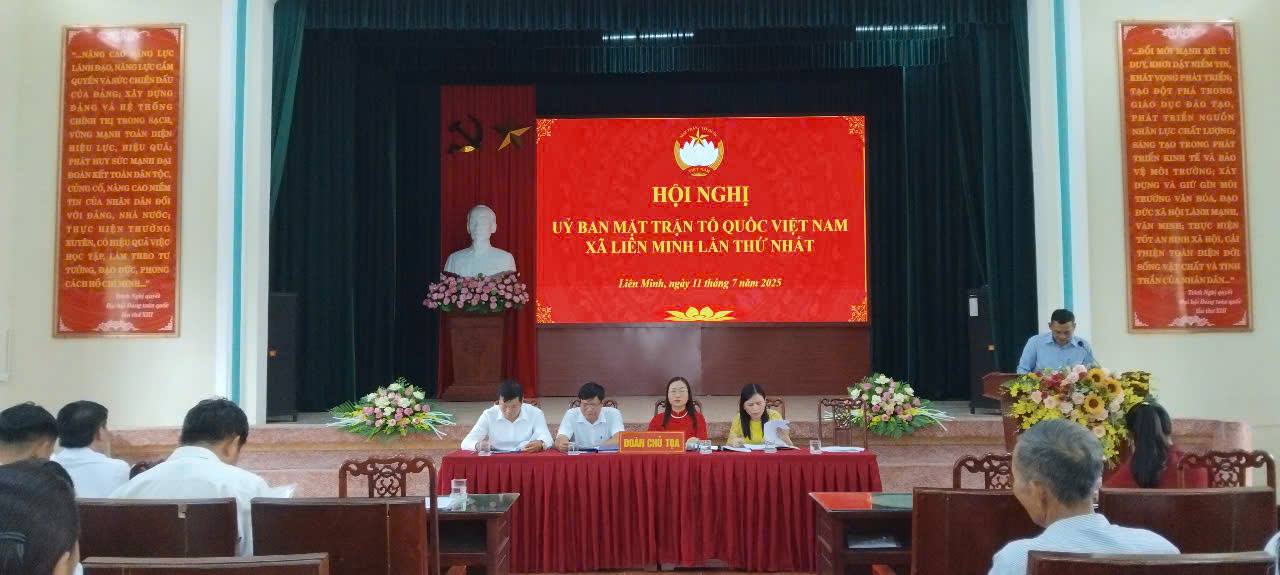 Hội nghị lần thứ nhất Ủy ban Mặt trận Tổ quốc Việt Nam xã Liên Minh