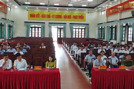 HĐND xã Liên Minh tổ chức kỳ họp thứ hai (kỳ họp chuyên đề)