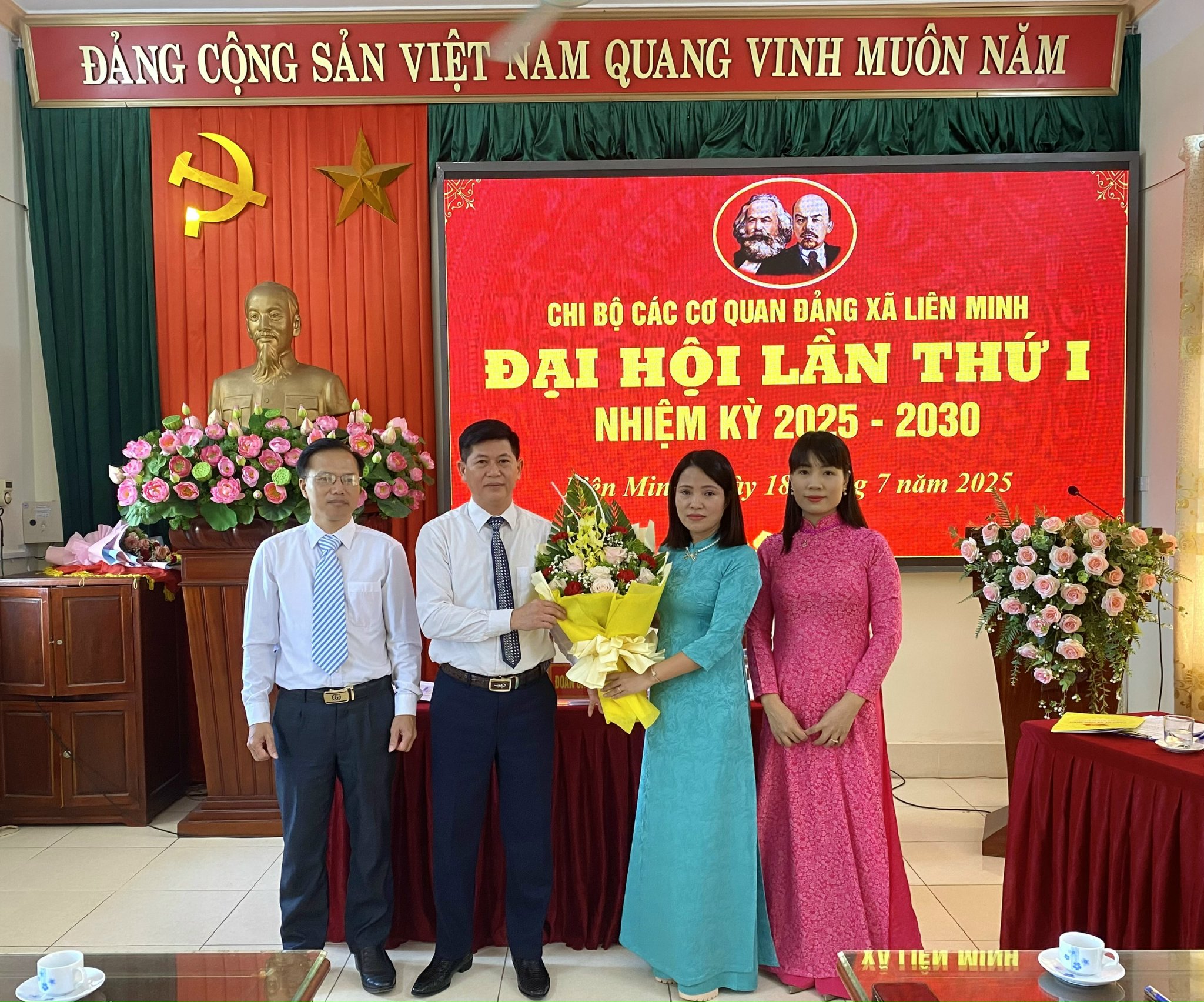 Đại hội Chi bộ các cơ quan Đảng xã Liên Minh lần thứ nhất, nhiệm kỳ 2025 -2030